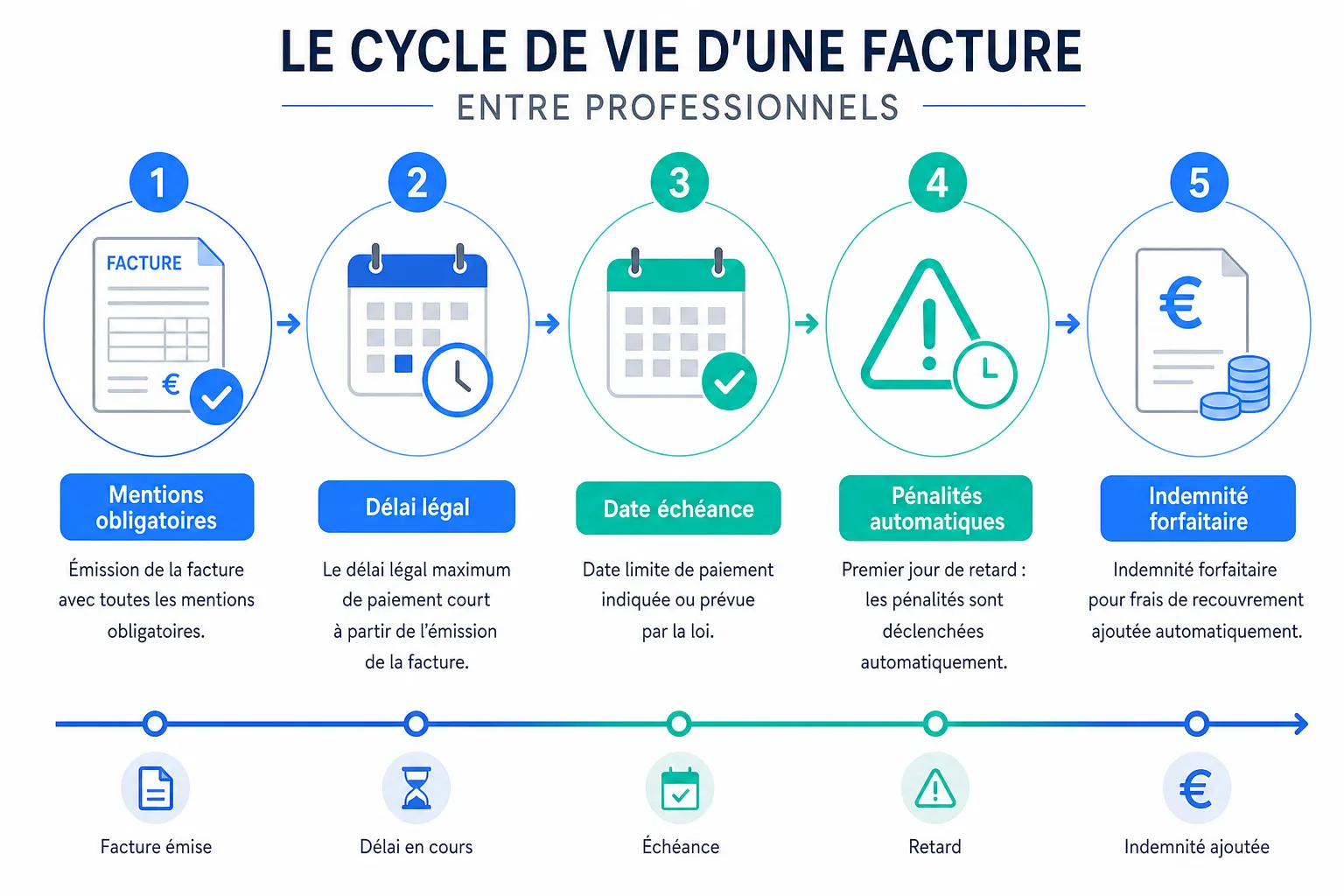 Délai de paiement d'une facture : ce que dit la loi