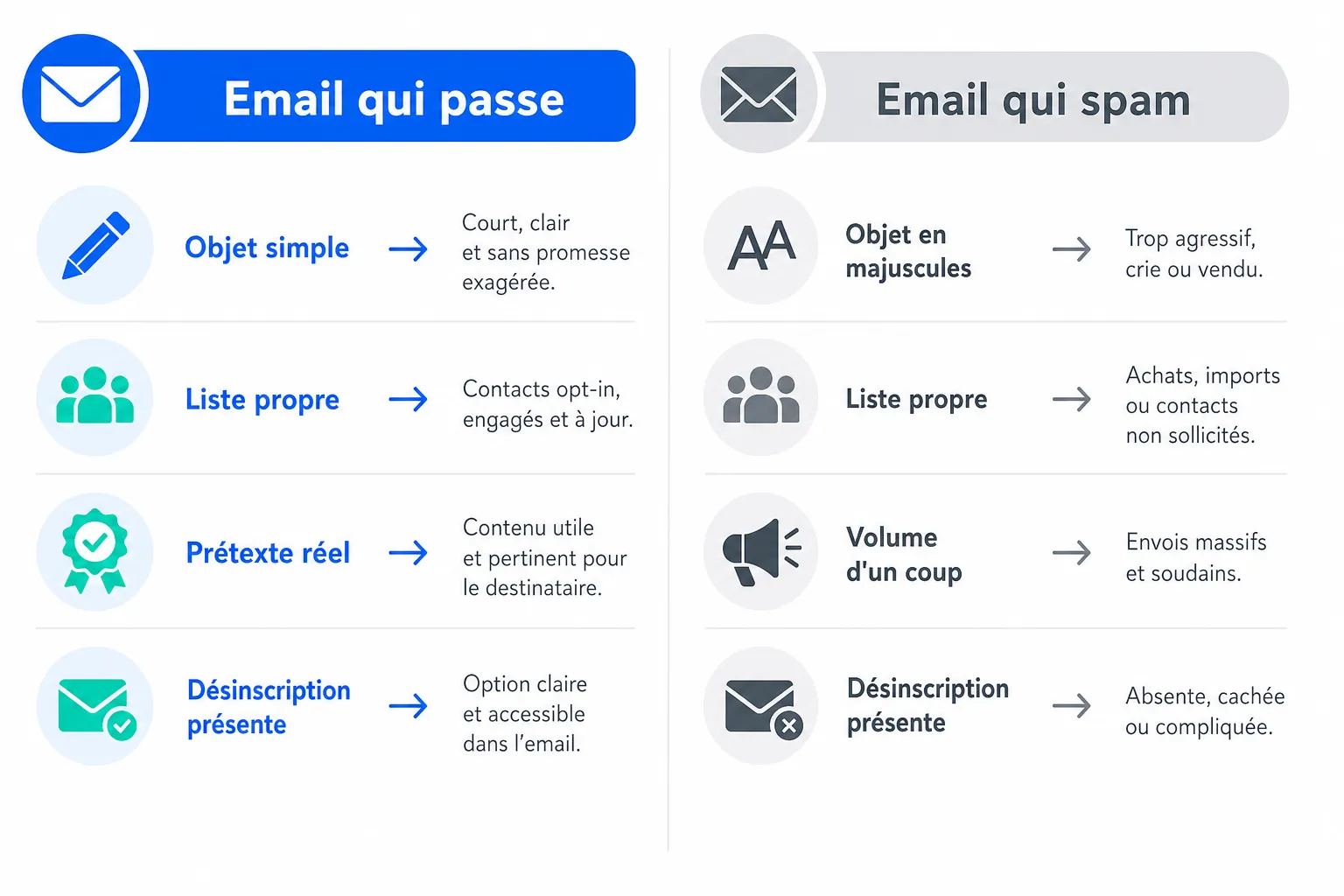 Campagne emailing artisan : envoyer sans faire spam