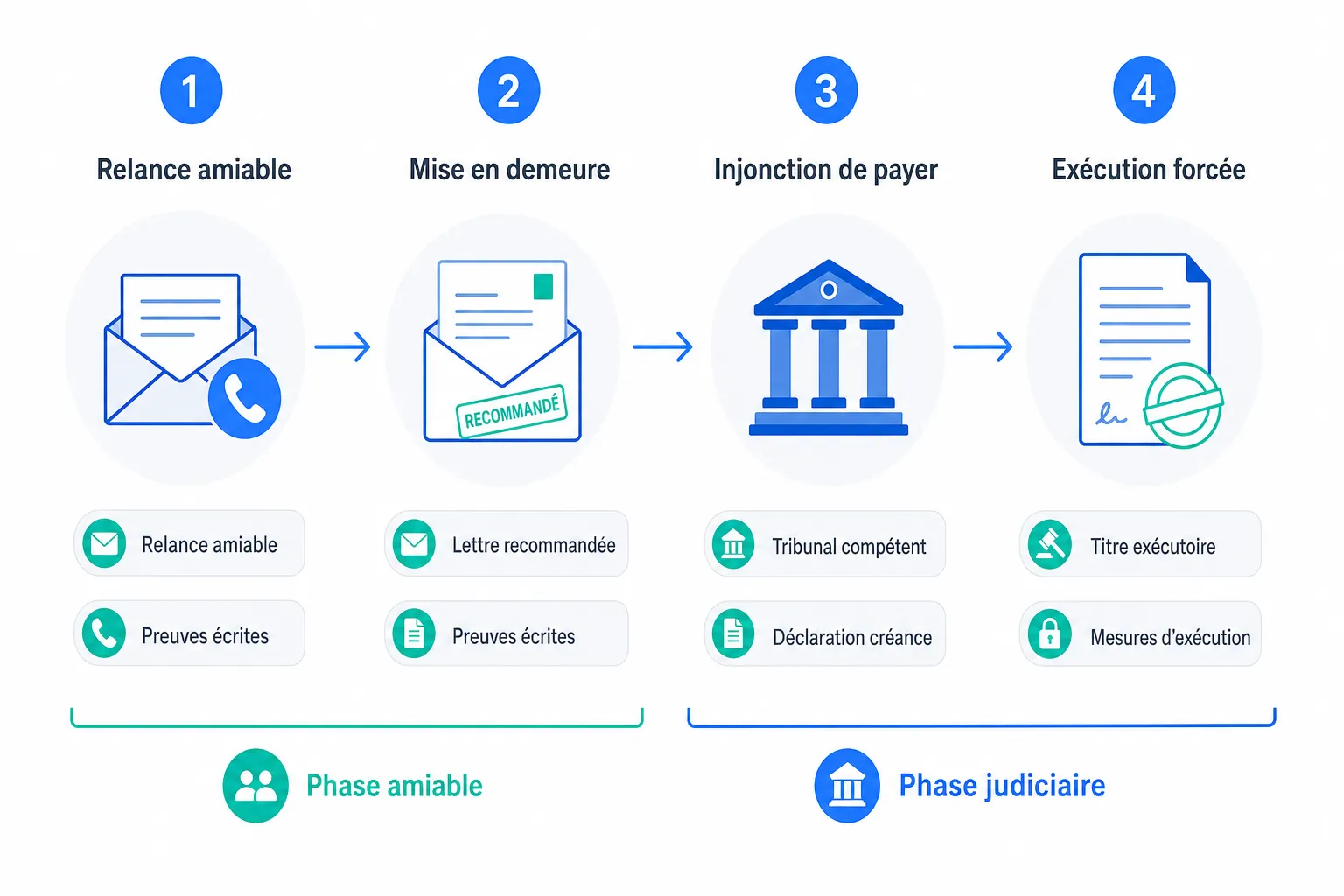 Facture impayée : de la relance à la mise en demeure